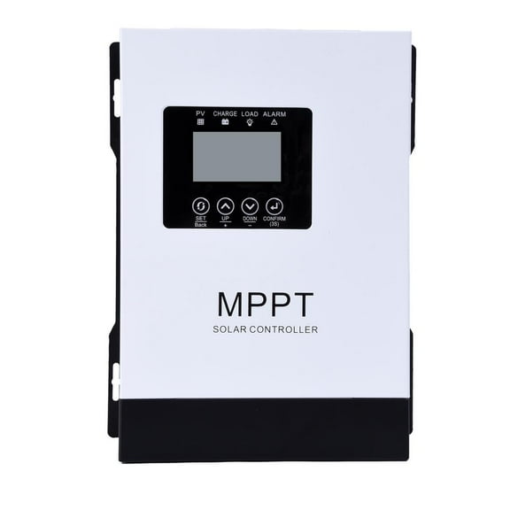 VAHIGCY 120A MPPT Solar Charge Controller with LCD Display ,12-96V Auto DC Input MPPT Solar Charge Controller Solar Panel Regulator fit for Gel Sealed Flooded and Lithium Battery