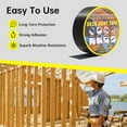 VAHIGCY Deck Joist Tape Deck Flashing Tape Waterproof Deck Tape for