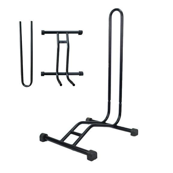 VAHIGCY Mountain Bike Stand High Strength Metal Bicycle Floor Parking Rack Cycling Rack for Indoor Storage & Display Portable Freestanding Bike Stand for Bicycle Mountain Folding Road Bike gaudily