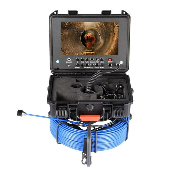 VAHIGCY Plumbing Camera Pipe Snake Camera with 512Hz Locator Drain Camera 30m Cable Drain Pipe Cameras Sewer Inspection Camera For Machinery Sewers Pipelines pretty well