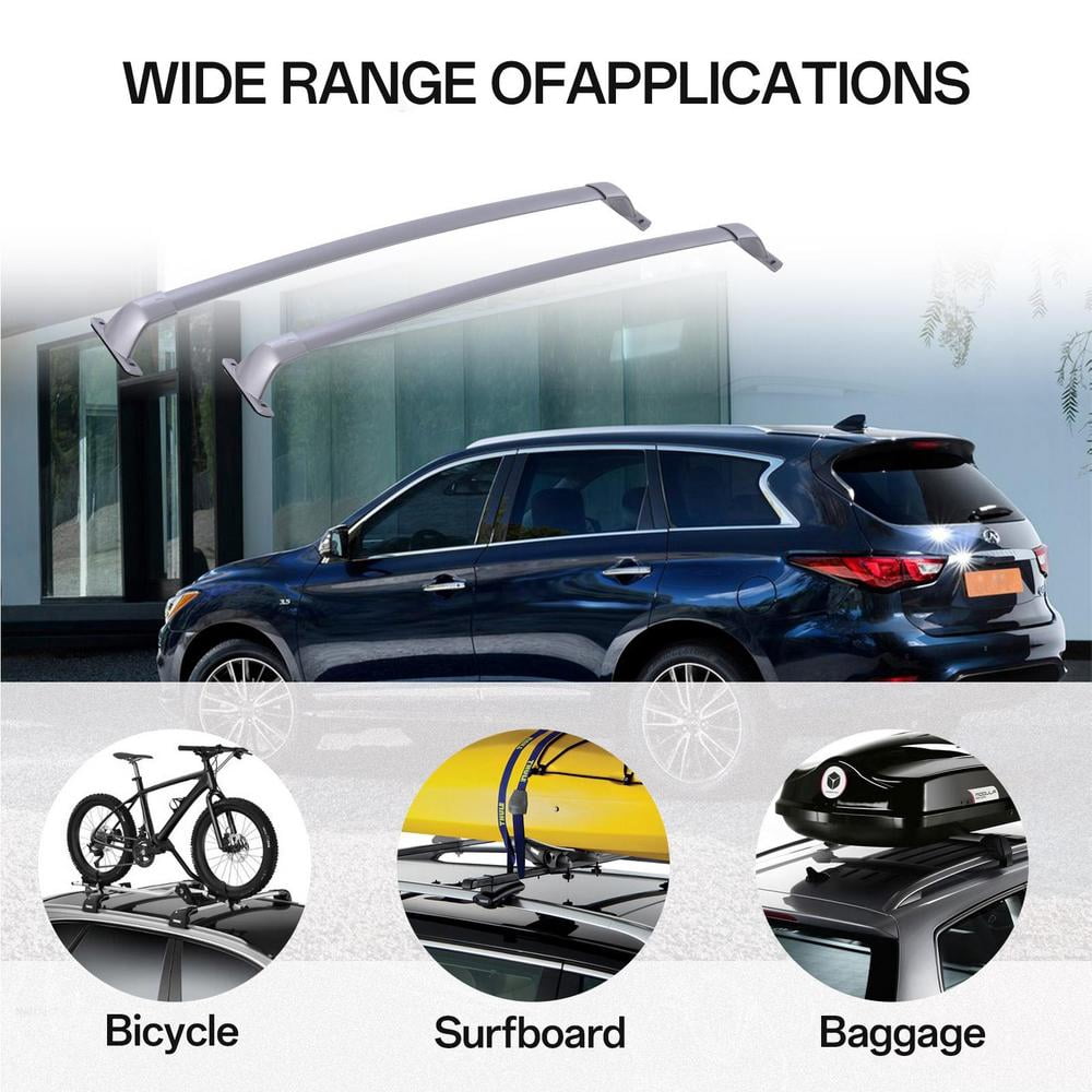 VAHIGCY SUV Roof Rack Aluminium Car Rooftop Cargo Carrier Luggage ...