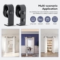 thumbnail image 1 of VAHIGCY Sliding Barn Door Hardware Track Kit | 40Inch Heavy Duty Roller | Quiet and Smooth Sliding Door Hardware & Locks Easy Install, 1 of 9