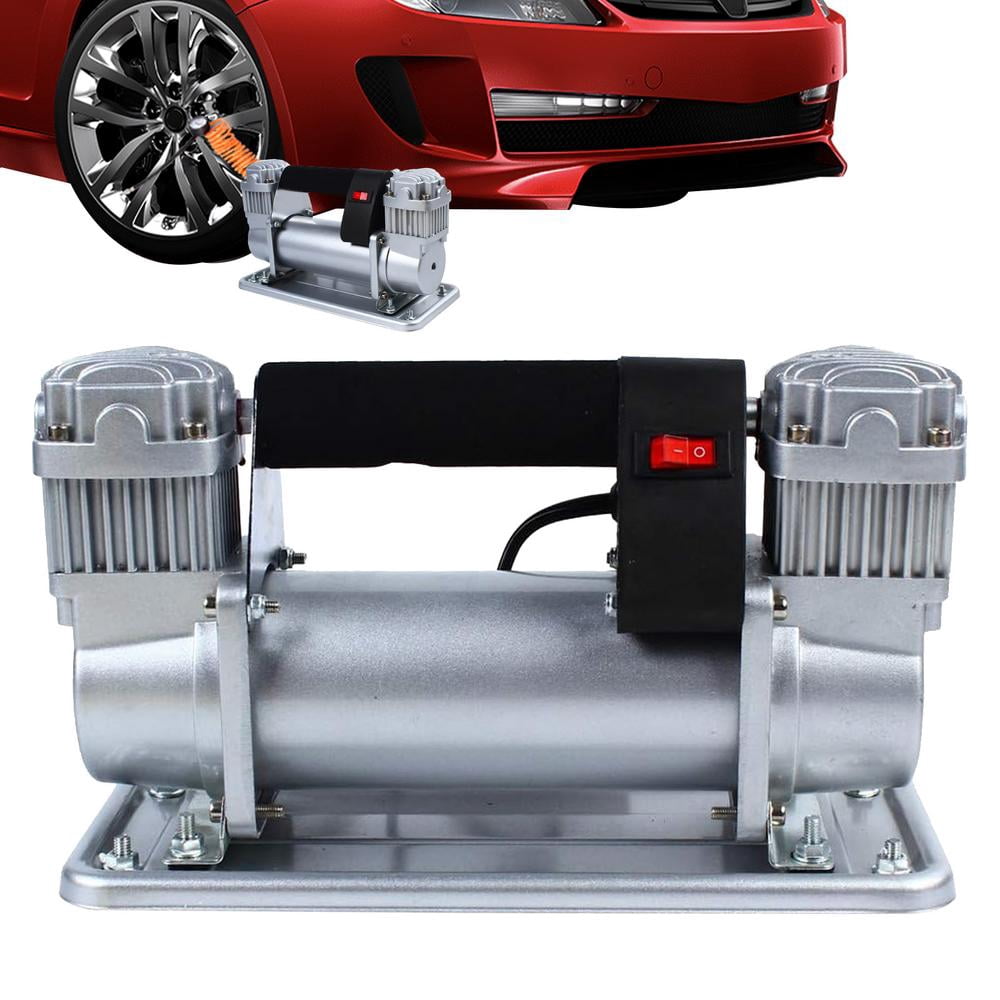 VAHIGCY Air Compressor Pump Heavy Duty Car Air Pump Electric Tire Inflator Portable 12V Air Pump with Nozzles & Filters for SUV RV Truck Motorcycle Tires special
