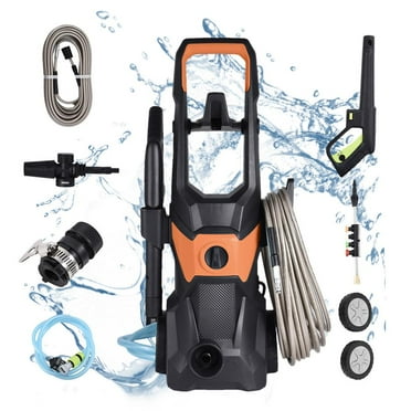 VAHIGCY Water Pressure Washer Foam Cannon Electric Pressure Washer Portable Pressure Washer With Wheels For Efficient Cleaning On Driveways Home & Cars nice