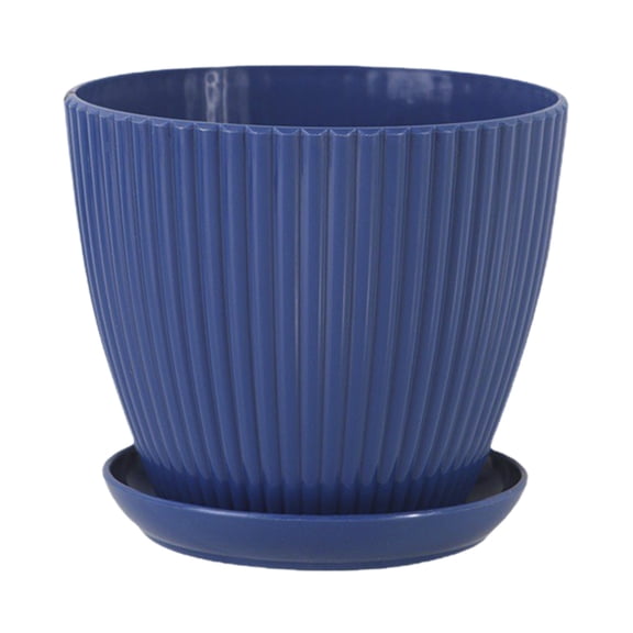 VAIFTILNO 3.5in Plant Pots with Saucers & Drain Holes, Modern, Plastic Material, Indoor Outdoor Flower Pots for Cactus, Herbs (More Colors)