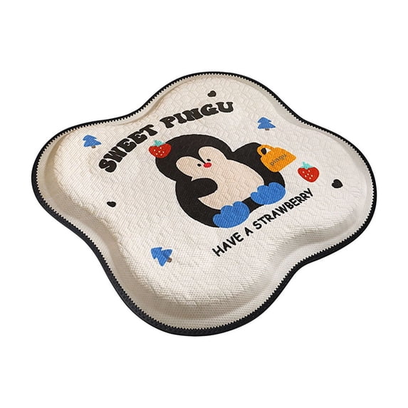 VAIFTILNO Car Seat Cooling Pad, 17.7x17.7in Summer Breathable Ice Silk Office Chair Pad, Non-Slip Honeycomb Gel Seat Cover for Driver, Truck Driver, Home Office, Computer Chair