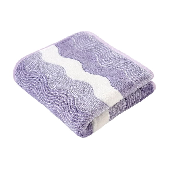 VAIFTILNO Coral Fleece Towel, Water Ripple Gradient Color, 29.5x13.8in Dry Highly Absorbent Bath Towel for Home Daily Use (More Colors)