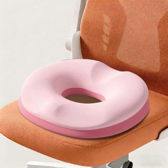 VAIFTILNO Donut Seat Cushion with Memory Foam Cushion Tailbone Support Pad for Office Chair Car Seat Long Sitting Breathable Fabric Contoured for Daily Extended Sit