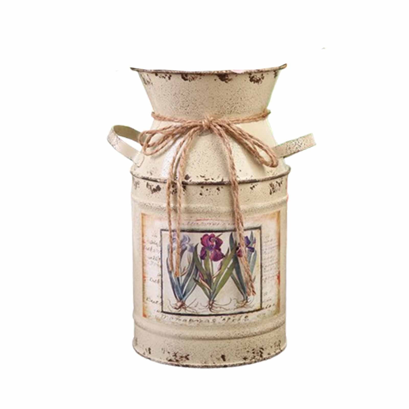 Desktop Pitcher VAIFTILNO European Old Vase – 7.5in Farmhouse Pitcher Vase for ...