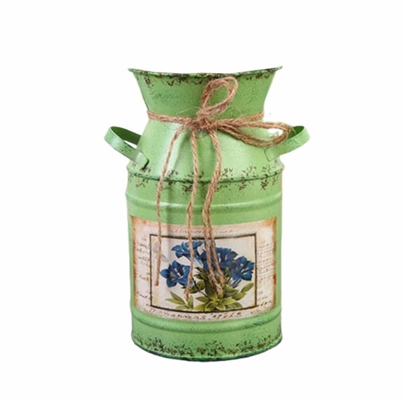 VAIFTILNO European Old Vase – 7.5in Farmhouse Pitcher Vase for Gardening, Home, Living Room, Desktop Decorative Ornament