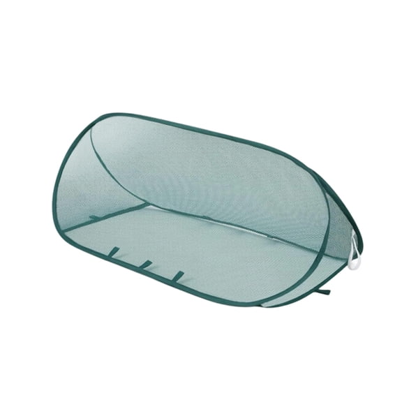 VAIFTILNO Foldable Plants Protection Net Cover, 38.98x15.75x15.75in, with Ground Nails, Mesh Plants Cover for Garden Pest and Bird Protection, Insect and Animal Barrier