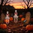 thumbnail image 1 of VAIFTILNO Halloween Solar Powered Outdoor Patio Lights, Waterproof Garden Floor Lights with Ground Stakes for Party, Yard, Halloween Decor (B), 1 of 6