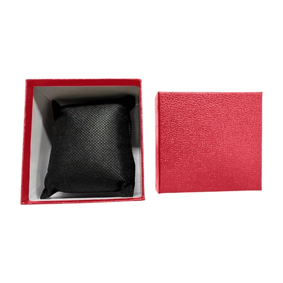 VAIFTILNO Paper Watch Gift Box for Men Women, 3.5x3.3x2.2in Gift Storage Display Box, Watch Packaging Box, Jewelry Organizer with Pillow