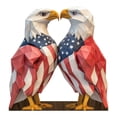 thumbnail image 1 of VAIFTILNO Patriotic Statue, Bald Eagle Statue, 4th of July & Memorial Day Decorations, 2D Independence Day Figurine Wooden Desktop Decor For Home, Indoor & Outdoor USA Figurine, 1 of 4
