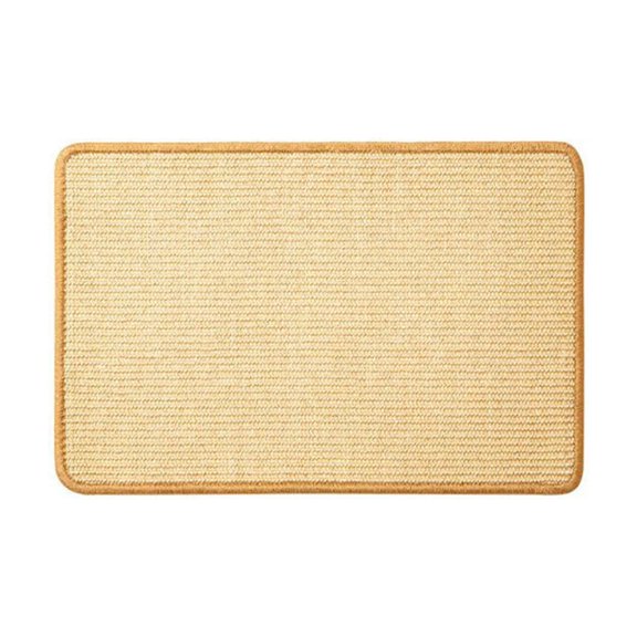 VAIFTILNO Rabbit Scratching Mat, Natural Sisal Bunny Scratch Pad for Cage, Nail & Teeth Care Chew Toy, Sleeping Nesting Bedding for Rabbits