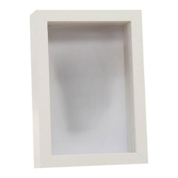 VAIFTILNO Shadow Box Frame, 6 x 4in Shadow Box Picture Frame Display Case, Wood, Wall or Tabletop for Bouquet, Photos, Keepsakes, Medals (B)