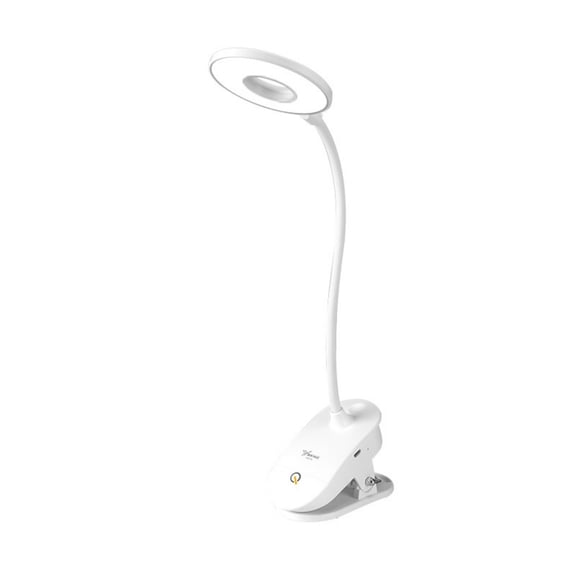 VAIFTILNO USB Clamp Lamp, Reading Light – LED Small Desk Lamp for Reading, Studying, Working, Drafting, Sewing, Bedroom, Dormitory Use