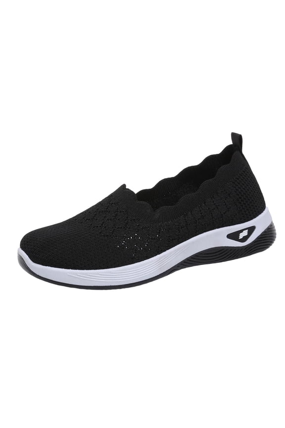 Women Summer Shoes Mesh Casual Ballet Flat Nurse Walking Sneakers