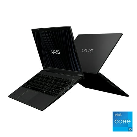 VAIO 14.1", FHD, Intel Core i5-1235U, 8GB RAM, 512GB SSD, Quad Core, Fingerprint Scanner, THX Spatial Audio, 2MP Camera, HDMI, Windows 11 Home, Black