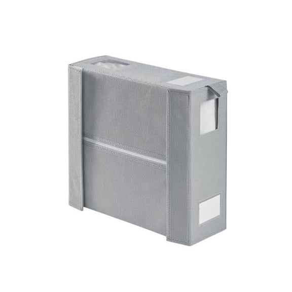 VAJUSO Bed Sheet Storage Box – Gray Organization and Storage