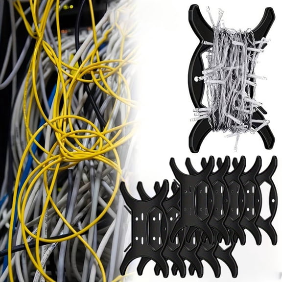 VAJUSO Christmas Cord Organizer – 10pc Light Wire Spool, Cable Storage for Xmas or Holiday Decoration