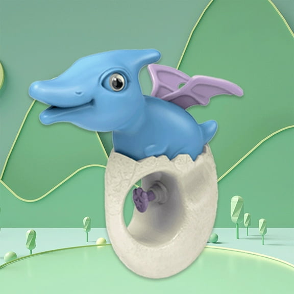 VAJUSO Dinosaur Water Gun – Mini Pressurized Spray Toy for Summer Play(Blue)