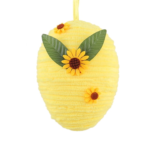 VAJUSO Easter Egg Hanging Decor – Artificial Egg Props, Yellow Easter Decorations