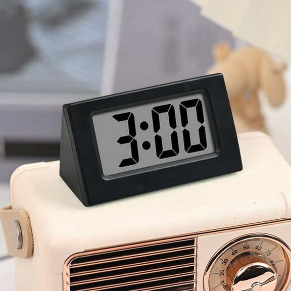 VAJUSO Electronic Alarm Clock, Black Kitchen & Dining