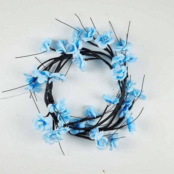 VAJUSO LED Artificial Rose Vine Lights, USB Powered Romantic Bedroom Wall Ambient Lighting with Remote - Fake Garland