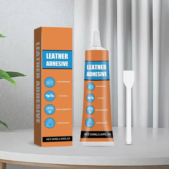 JUSEO Leather Fabric Adhesive High-Performance Waterproof Repair Glue 2.20 oz