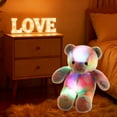 thumbnail image 1 of VAJUSO Plush Toy – Glowing Teddy Bear Plush Doll 50 cm Purple Home Decoration, 1 of 6