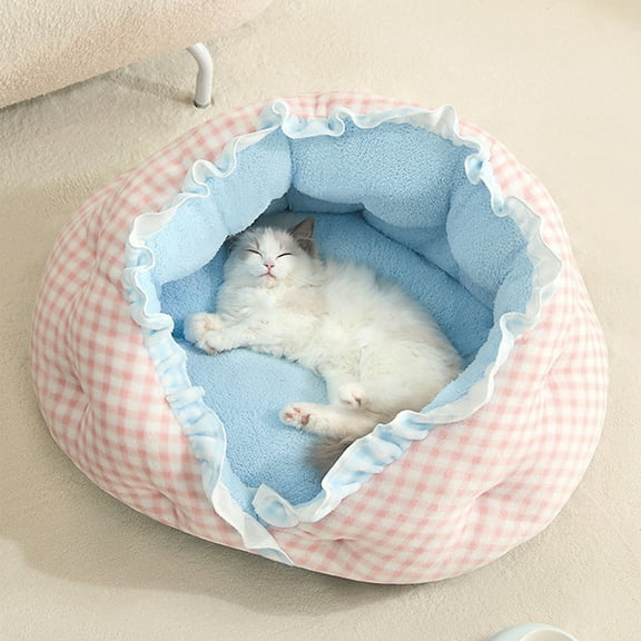 VAJUSO Princess Pet Bed Pink Home Decoration