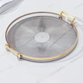 thumbnail image 1 of JUSEO Round Serving Tray, Gray Kitchen & Dining, 1 of 6