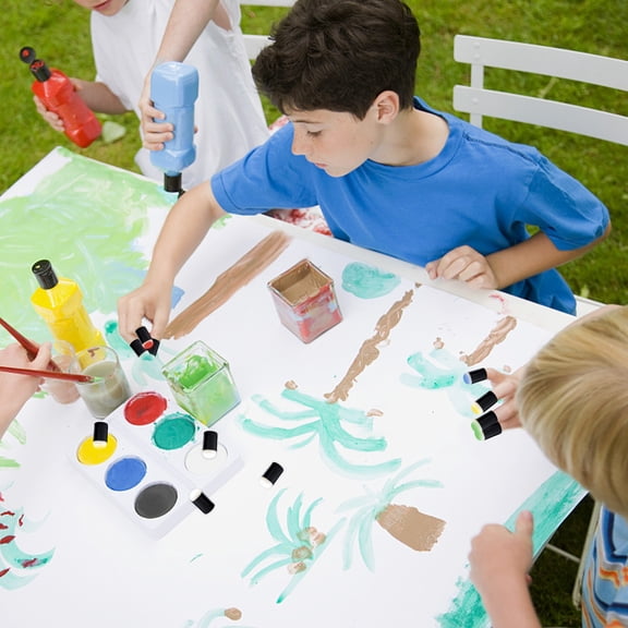 VAJUSO Sponge Finger Applicators (10 PCS) – Face Painting & DIY Craft Tools(Black)