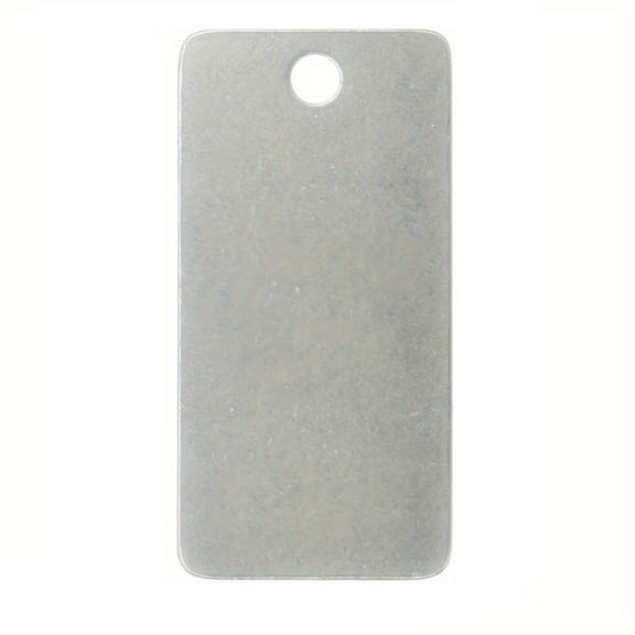VAJUSO Stainless Steel Plant Labels, 50 PCS Metal Tree Tags Stamping Blanks for Garden Identification
