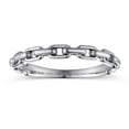 thumbnail image 1 of VAKKI 925 Sterling Silver Womens Chain Link Rings Simple Rings Vintage Statement Stacking Rings Size 5-9, 1 of 5