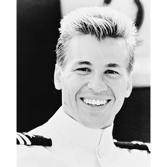 VAL KILMER TOP GUN ICEMAN B&W 24X36 PosterGRAPH