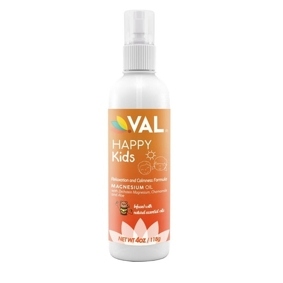 Val Pure Magnesium Oil Spray for Children, Relaxation Formula, 4 oz
