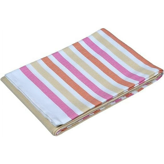 VALARI Cotton 195 GSM Bath Towel Set | Towels for Bathroom | Bathroom Accessories | Home & College Essentials | High Absorbent Quicky Drying Eco Friendly | Daily Use |3 Pc Set, Orange, Sanal & Pink