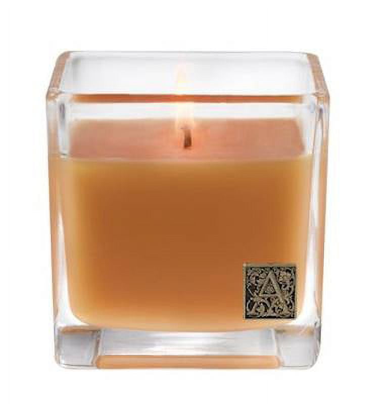 Valencia Orange Scented Cube Glass Jar Candle