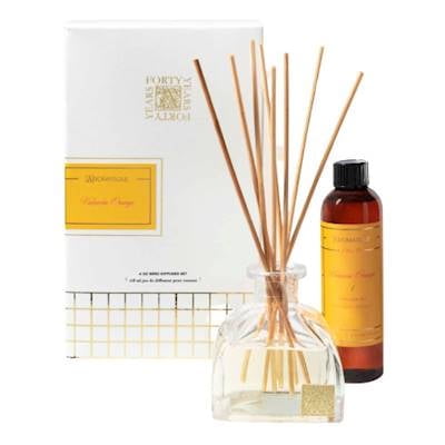VALENCIA ORANGE Aromatique Reed Diffuser Gift Set - 40th Anniversary Glass Vessel