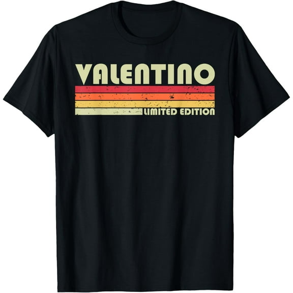 VALENTINO Name Personalized Funny Retro Vintage Birthday T-Shirt