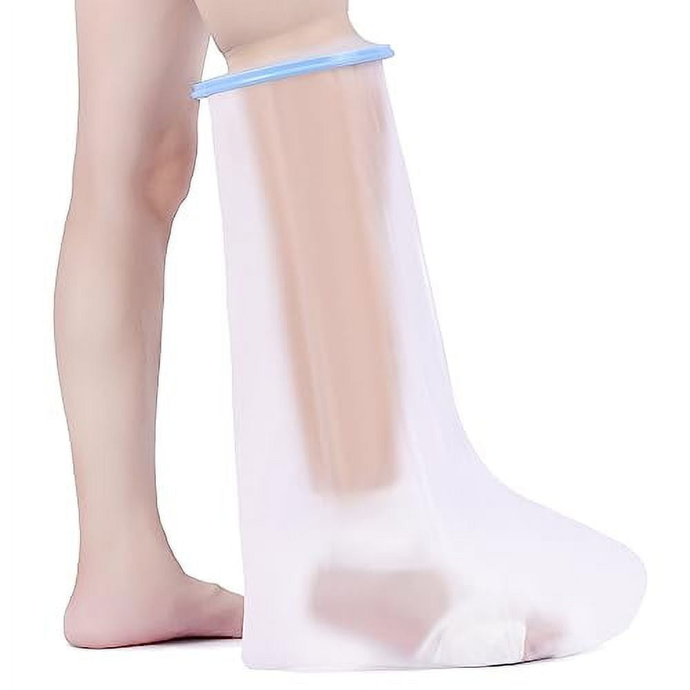 VALLEYWIND Waterproof Leg Cast Cover for Shower Adult AntiAccumulation
