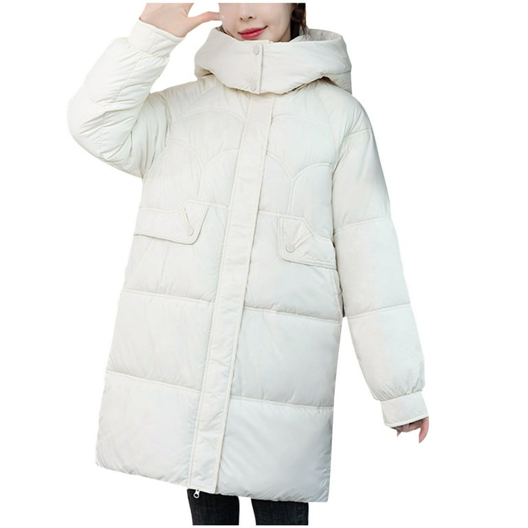 Women's long thermal top coats