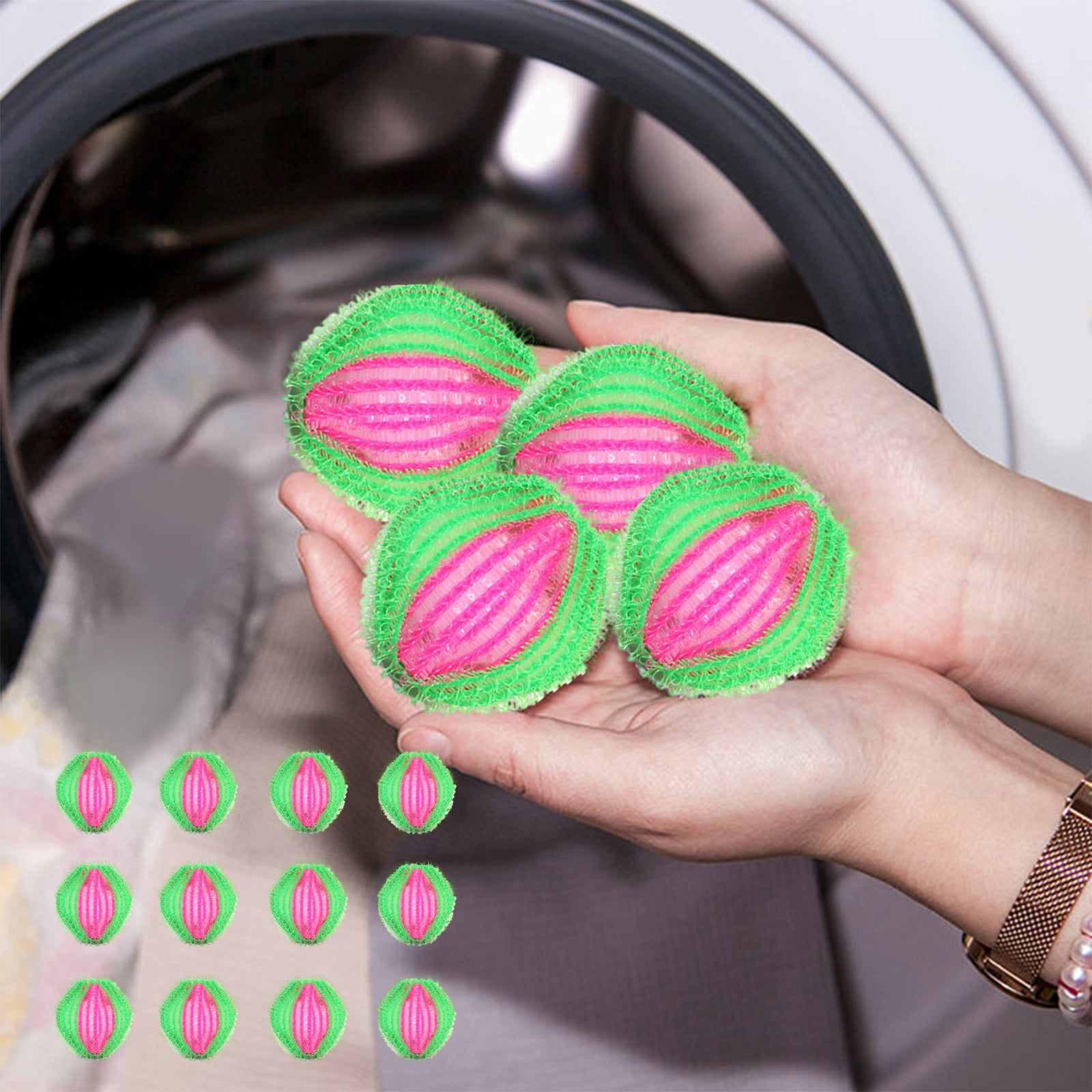 VALSEEL 12 PCS Pet Hair Remover For Laundry Washing Balls Lint Remover