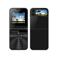 thumbnail image 1 of VALSEEL 2024 New Mini Flip Mobile Phone 2 SIM Card Small Display Foldable Cell Phone Unlocked Flip Phone 2G Flip Cell Phone for Seniors on Clearance, 1 of 2