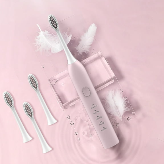 VALSEEL 32000 Times/min High Frequency Electric Toothbrush 3 Brush Heads Adults and Children 6 Modes Electric Toothbrush, Electric Toothbrush for Adults