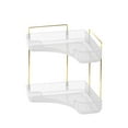 thumbnail image 1 of VALSEEL 360 Rotating Cosmetics Storage Rack Corner Toilet Storage Box Light Luxury Bedroom Jewelry Cosmetics Decoration Storage Rack Storage Organizer, 1 of 1