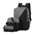 thumbnail image 1 of VALSEEL Backpack Backpack Three Piece Set, Large Capacity USB Student Backpack, Suitable For School And Outdoor Travel, Computer Bag For Men And Women With Large Capacity School Supplies, 1 of 3