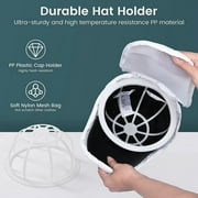 VALSEEL Baseball Cap Washer, Collapsible Cap Washer for Washing Machine Or Dishwasher, Adult and Kids Baseball Cap Washing Rack Shape Gadgets for Home